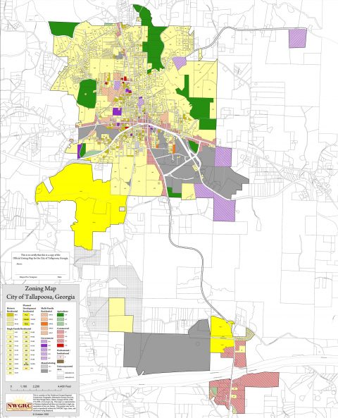 Tallapoosa Zoning Map City Of Tallapoosa Georgia Tallapoosa Zoning Map City Of Tallapoosa Georgia